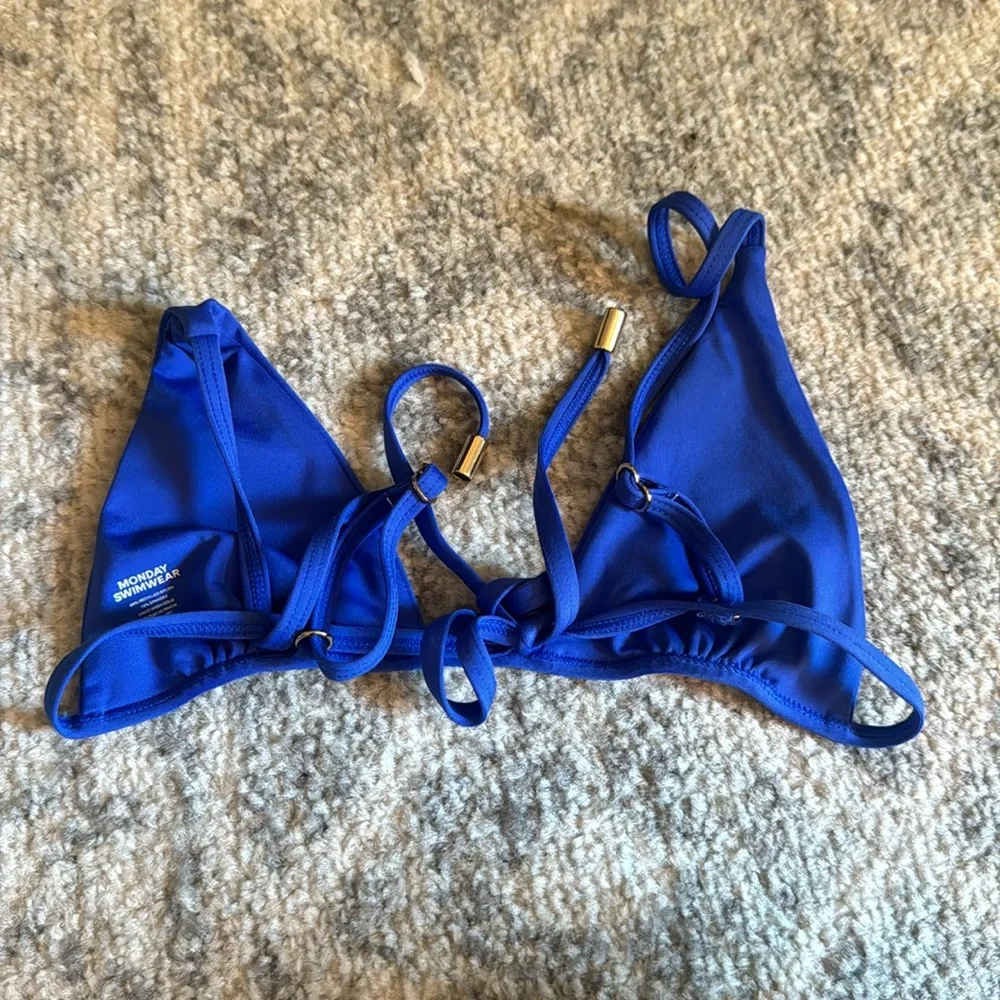 Monday Swimwear Blue Bikini top